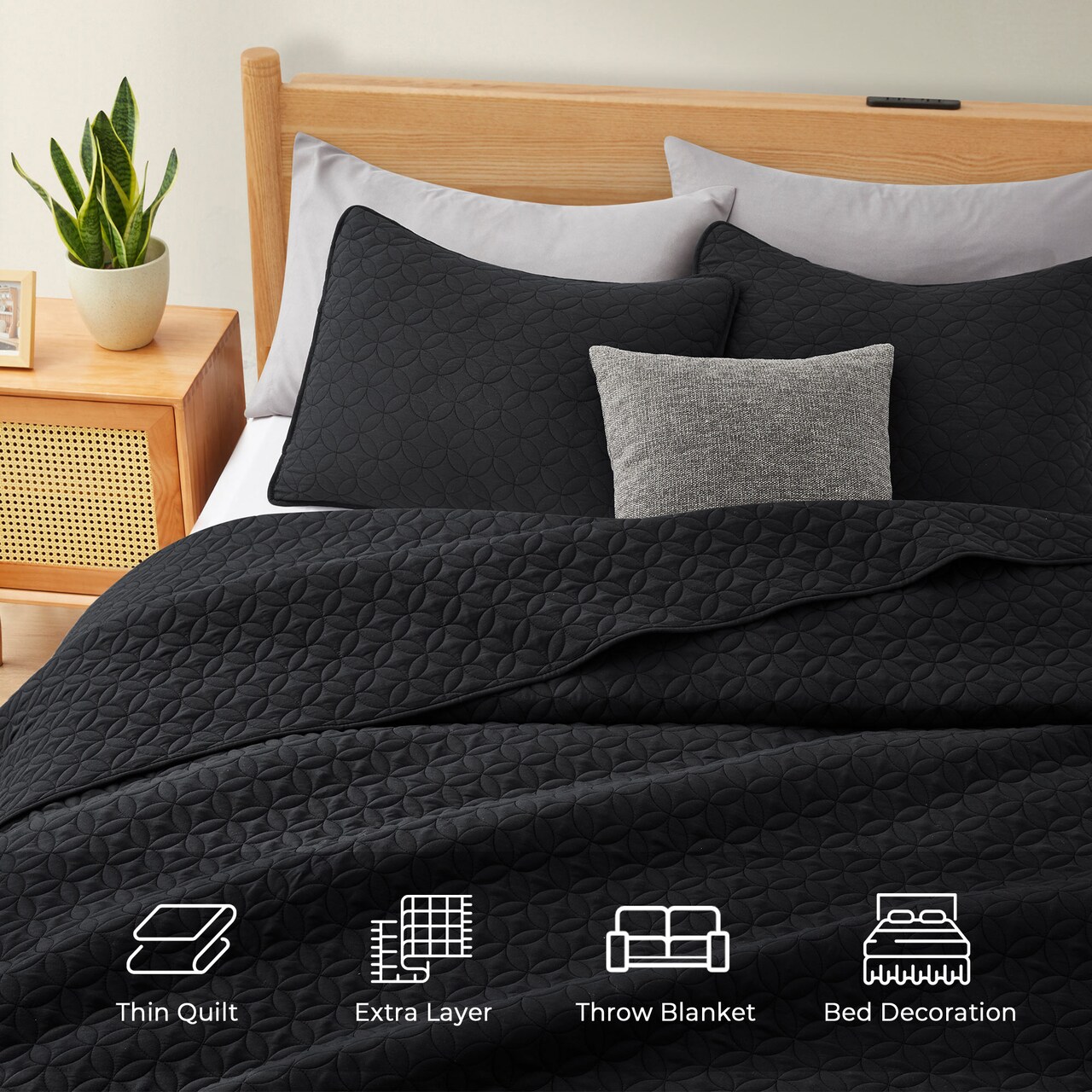 Peace Nest Reversible Bedspread Coverlet Set Ultra Soft Microfiber 2 Or 3 Pieces